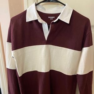 Old Navy Rugby Stripe Polo NWOT XL
